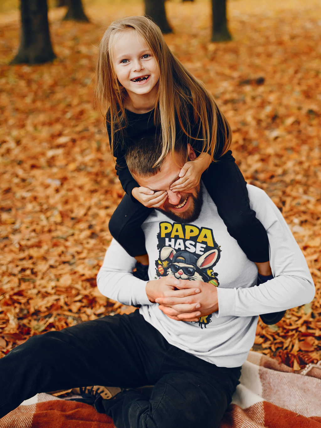 Papa Hase „Eier-Dealer“ lustiges Oster Premium T-Shirt